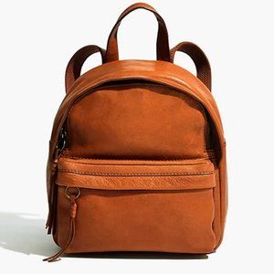 nwt MADEWELL leather lorimer mini backpack with ead logo